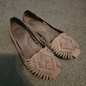 Natural Soul Woven Closed Toed Sandal